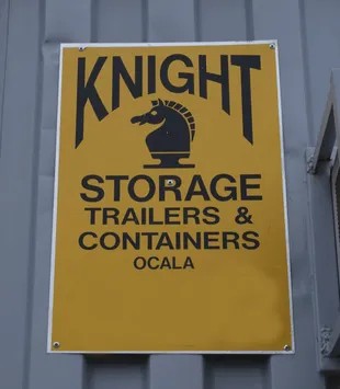 knight storage logo yellow
